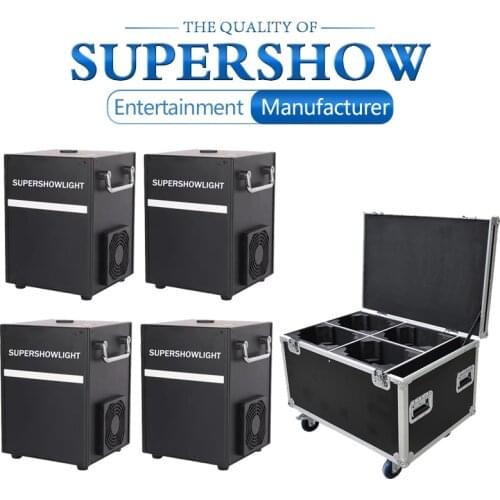650W 4Pcs/Lot Flightcase 1-5Meters Fountain DMX512 Cold Firework fireworks Machine for Wedding Celebration Party