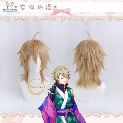 A3! First SUMMER EP Miyoshi Kazunari Cosplay Wigs Synthetic Short Hair + Free Hair Wig