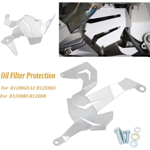 FOR BMW R1200R LC/R 1200 RS LC R1250GS Motorcycle Accessories Oil Filter Protector Guard Cover