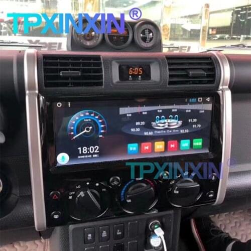 For Toyota FJ Cruiser 2007-2017 Android10 6+128G Black Car GPS Navigation Radio Headunit Multimedia Player Tape Recorder Carplay