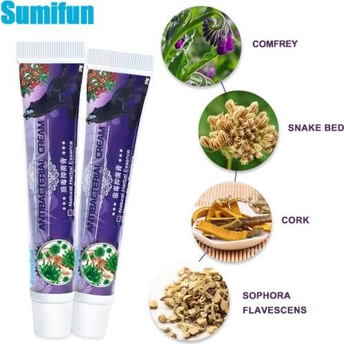 Sumifun 1Pcs Sumifun Antibacterial Cream Skin Care Product Psoriasis Ointment Dermatitis Eczema Treatment Herbal Ointment
