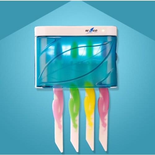 Automatic intelligent ultraviolet sterilization toothbrush sterilizer multifunctional family wall punch set free