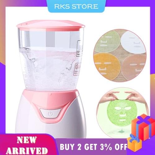 Face Mask Machine Automatic Fruit Vegetable DIY Mask Machine Natural Collagen Facial Therapy Machine SPA Home Use Beauty Care