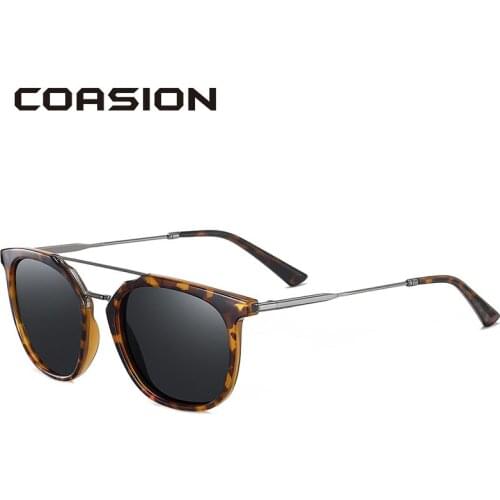 COASION Vintage Polarized Sunglasses Men Women Luxury Designer TR90 Frame Anti-Glare Lens Sun Glasses for Driving 2020 CA1628
