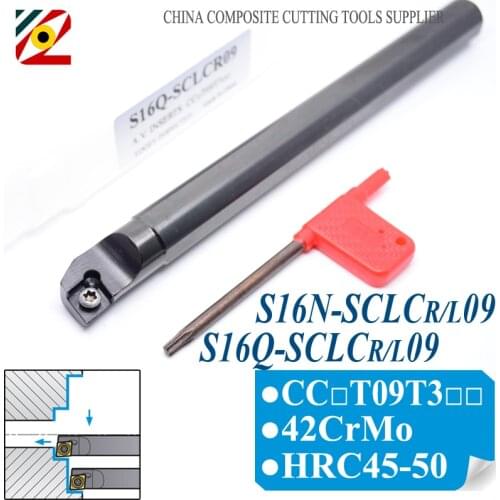 EDGEV CNC Internal Tool Holder S16N-SCLCR09 S16N-SCLCL09 S16Q-SCLCR09 S16Q-SCLCL09 Turning Tools Lathe Boring For CCMT09T304