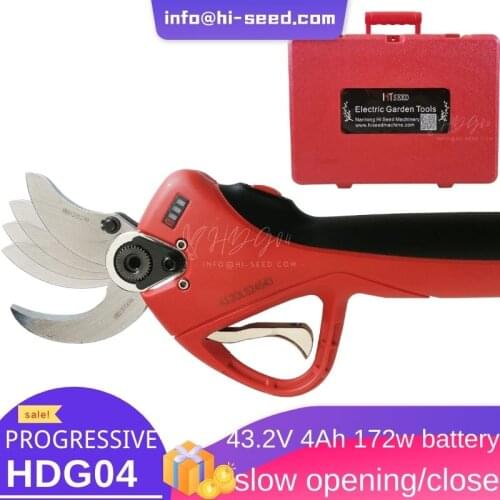 HiSeedLED 40mm pruning shear electric apple tree electric pruning machine electric garden tools