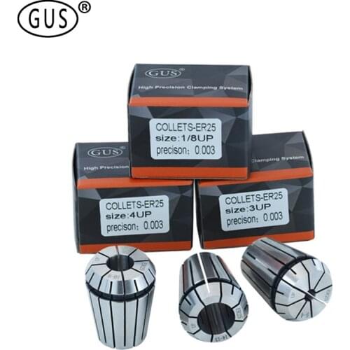 ER11 ER16 ER20 ER25 ER32 ER spring collet chuck Accuracy 0.003mm for CNC milling tool holder Engraving machine spindle motor
