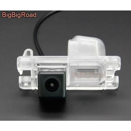 BigBigRoad Car Rear View Parking Camera For Mitsubishi Hunter Triton L200 Sportero Strada MK3 1995-2006 MK4 2005-2013 2014 2015