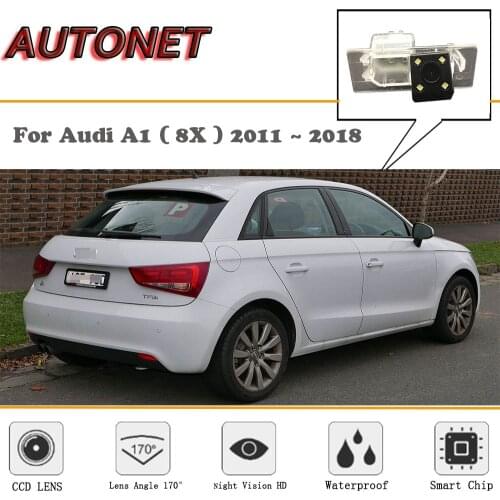 AUTONET Rear View camera For Audi A1 ( 8X ) 2011 ~ 2018/CCD/Night Vision/Reverse Camera/Backup Camera/license plate camera