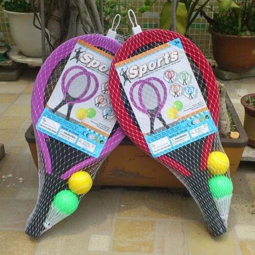 Kids Tennis Rackets Set with Shuttlecock Plus 2 Balls Child Badminton Sports Game BM88