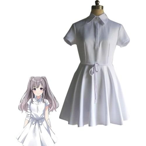 Anime THE IDOLM STER Yukoku Kiriko Cosplay Costume Women Cute Dress Halloween Carnival Uniforms Custom Made