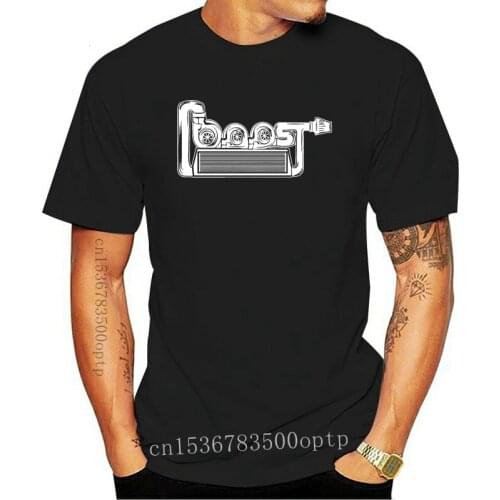 New Boost Turbo Engine T-Shirt Car Parts Funny Mechanic Teemen 2021 Summer Fashion Top Selling Designer T Shirts