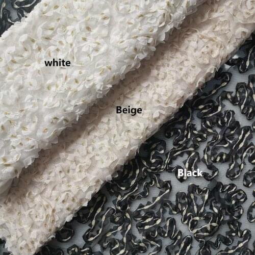 New features for autumn and winter, 40 eye mesh base cloth, two materials, gold ribbon, chiffon crochet, full embroidery
