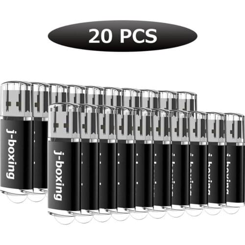 Bulk Thumb Drives 256MB Flash Drive Pack of 20 Jump Drives,Small Capacity 256 MB USB 2.0 Memory Stick Multipack Pendrives Black