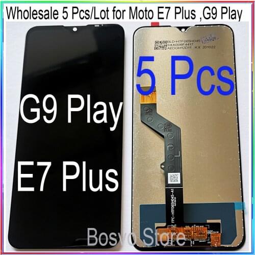WholeSale 5 Pcs/lot for Moto G9 Play LCD Screen Display with Touch Digitizer Assembly