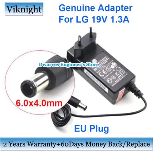 Genuine ADS40FSG-19 19V 1.3A 25W Monitor Power Adapter Supply For LG FLATRON E2242C-BN 22EA53V-P IPS224V-PN E1948S E2242C IPS