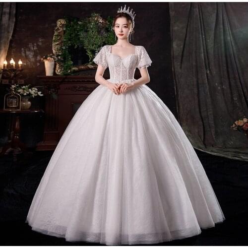 Popodion Lace Wedding Dresses