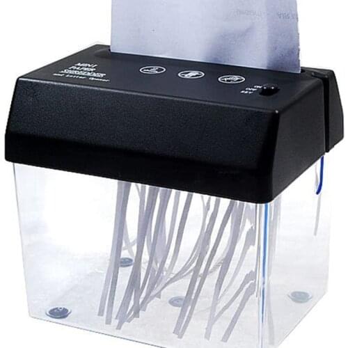 Mini USB Shredder Compact Paper Bill Letter Shredder with Letter Opener 15X14.5X10.5cm