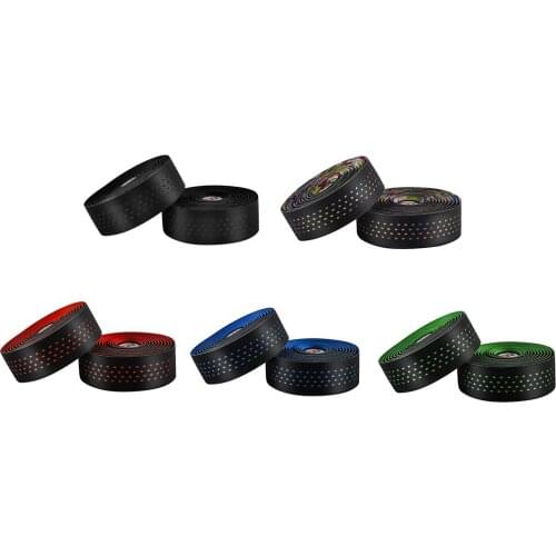 Handlebar Tapes Bicycle Handle Bar Wraps Shockproof End Plugs Sleeve Cover