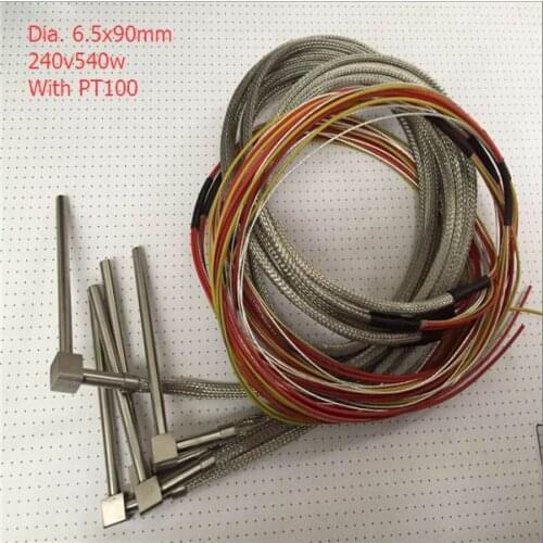 Right Angle Cartridge Heater,Heating Cartridge,Cartridge heating element, Dia.6.5*L90mm 240V 540W