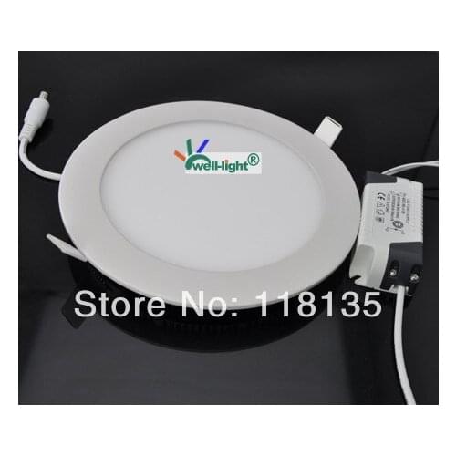 High quality,15w led panels,AC85~265V,CE&ROHS,1500lm,2 year warranty,white shell,15w led pane llights,rond shape,free shipping