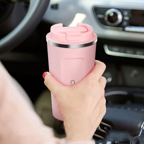 High Quality 380ml/510ml Double Stainless Steel 304 Coffee Mug Leak-Proof Thermos Mug Travel Thermal Cup Thermosmug for Gifts