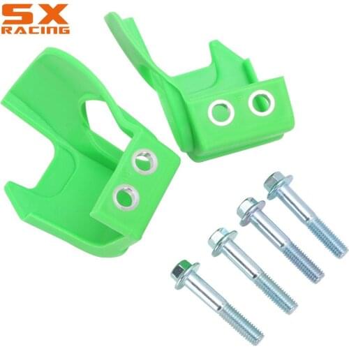 Motorcycle Front Pair Fork Shoe Protector Guard Cover Kit For Kawasaki KX250 KX450 2019 KX250F KX450F 09-18 KX 250 450 250F 450F