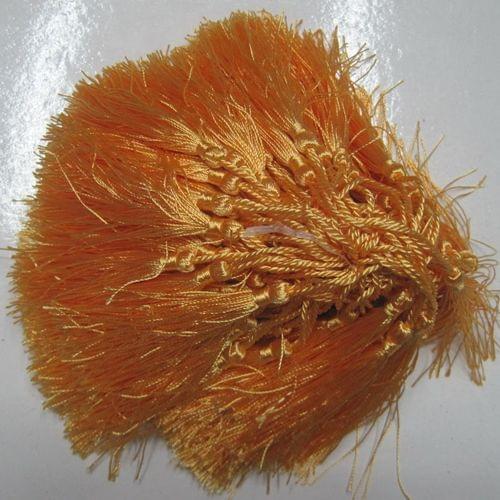 100pcs wholesale Pale yellow polyester Charm tassel for home decore curtain fitting bookmark curtains 020001003