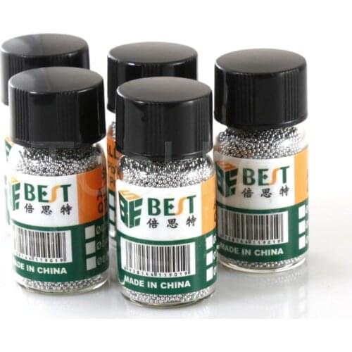 2500pcs BGA Reballing Balls Sn63/Pb37 Solder Ball( 0.25 0.3 0.35 0.4 0.45 0.5 0.55 0.6 0.65 0.76 ) For Motherbaord Chips Repair