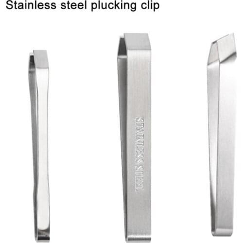 3PCS Fish Bone Tweezers Stainless Steel Flat and Slant Tweezers Pliers Remover Tool CLH@8
