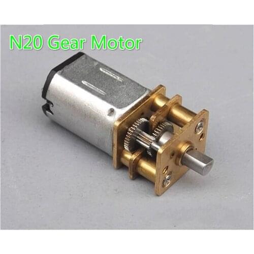 5PCS N20 DC5-9V Gear Motor N20 DC Motor of Miniature Low-speed Motor Robot Motor with Metal Gear Box(6.8)