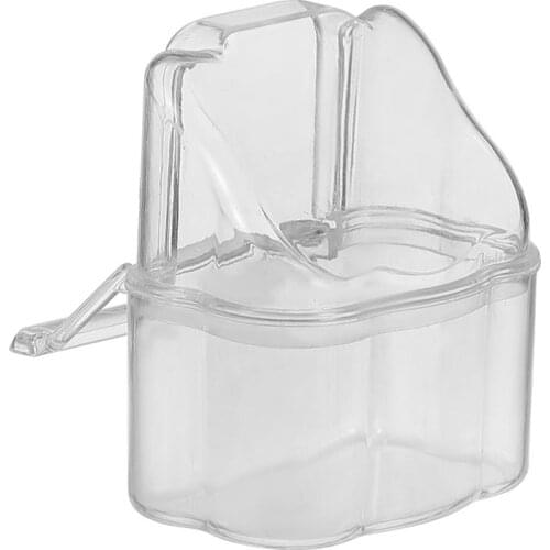 5pcs Parrot Drinking Cup Bird Feeder Outdoor Hanging Bird Cage Drink Cup