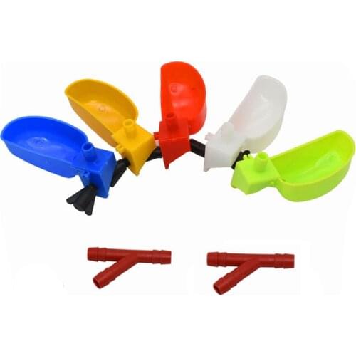 50 pcs Bird cups Drinking Fountains 11cm Quail Chicken waterer Pigeon Parrot Sparrow Pecker drinker