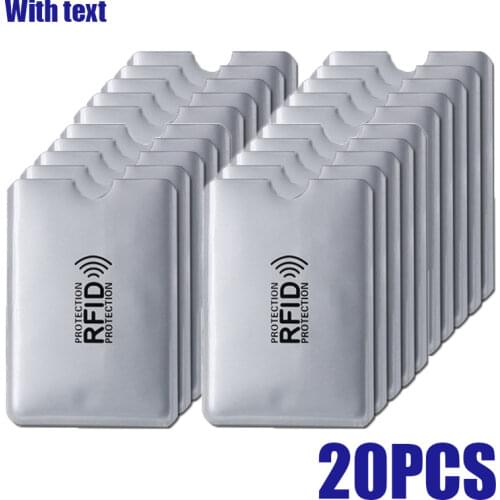 Man Women Anti Rfid Card Holder NFC Blocking Reader Lock Id Bank Card Holder Case Protection Metal Credit Card Case Aluminium