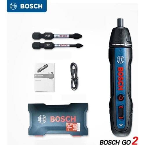 Bosch Go2 Electric Screwdriver 3.6V Rechargeable Automatic Screwdriver Hand Drill Multi-Function Electric Batch Tool