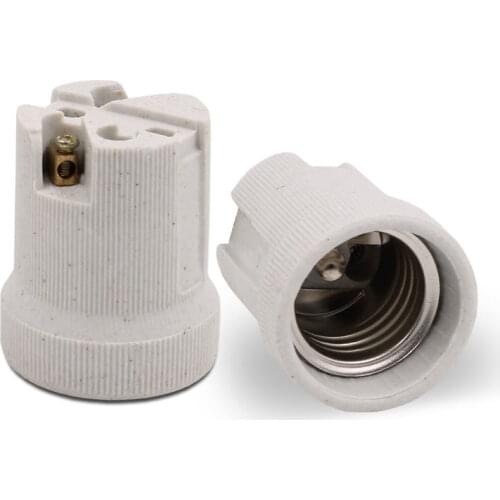 IWHD DIY Creamic Fitting Soquete E27 Socket Lamp Holder High Quality Lighting Accessory