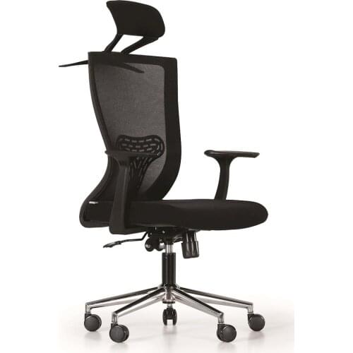 Space Office Quatro Meshed Manager Chair-Black