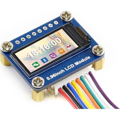 0.96inch LCD display Module, IPS screen, 160x80 HD resolution, SPI interface