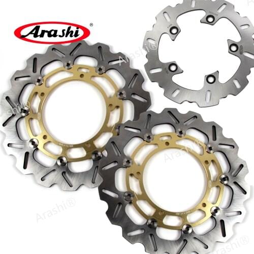 ARASHI YZF R1 R6 Motor CNC Front Rear Brake Rotors Disc For YAMAHA YZF-R1 2007-2011 / YZF-R6 2005-2015 2006 2007 2008 2009 2010