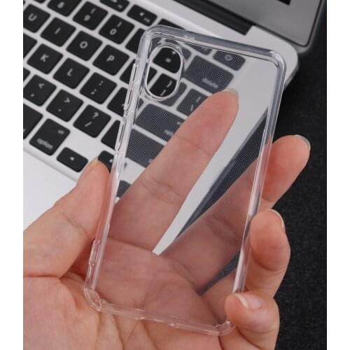 For Rakuten Mini Phone Case Transparent Clear TPU Silicone Soft Dirt-resistant Back Cover Protective Case for Rakuten Mini