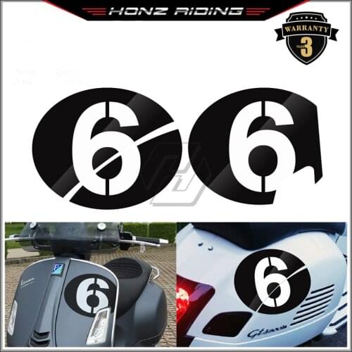 For Piaggio Vespa Series 2 Sei Giorni GTS 300 Motorcycle Decals Number 6