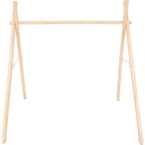 New Nordic Simple Wooden Fitness Rack Children Room Decorations Baby Play Gym Activity Pendants Hanging Bar Newborn Gifts