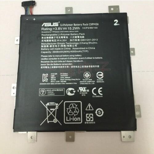 New genuine Battery for ASUS ZenPad S 8.0 (Z580C) C11P1426 3.8V 15.2WH