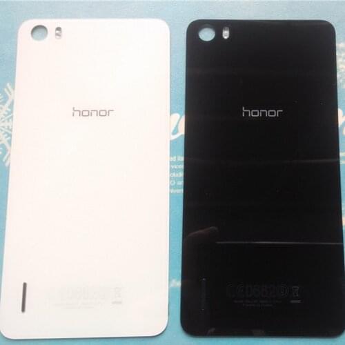 Original Battery Cover case for Huawei Honor 6 H60-L01/02/03 Rear Case Cover Spare Parts with gum dust gauze