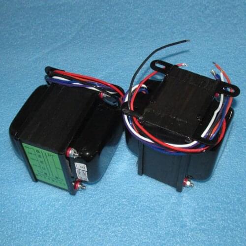 Working current at 150mA, high power 5.5K single-ended output transformer, power 50W 4 ohm/8 ohm/16 ohm output EI 114 iron core
