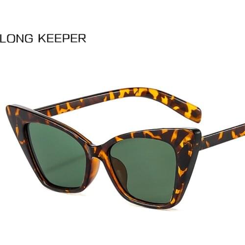 New Cat Eye Sexy Big Frame Sunglasses Women Fashion Brand Design Travel Sun Glasses Female Vintage Leopard Ladies Oculos UV400