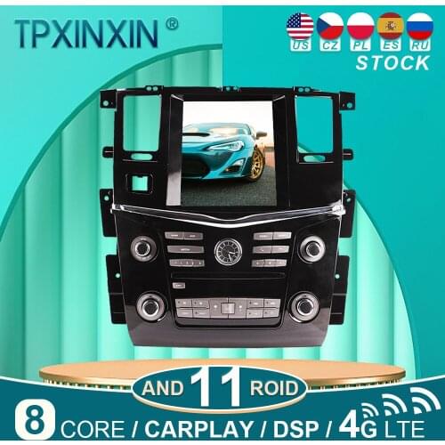 For Nissan Patrol 2010-2019 Android 11 Car Stereo Radio with Screen Tesla Radio Player Car GPS Navigation Head Unit