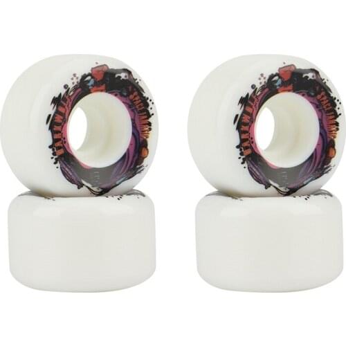 Top!-DarKwolF 4 Pcs DarKwolF [32mmx52mm 102A] PU Wheel for Long Skateboard Cruiser Wheels, Skate Board Wheels