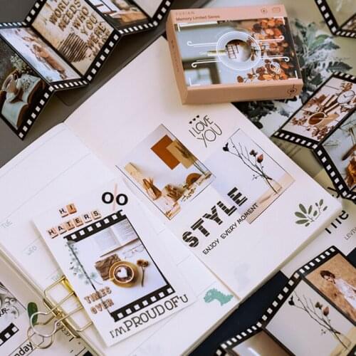 30pcs Old Memory Stickers Diary Planner Stickers Scrapbooking Vintage Card Decorative Sticker DIY Craft Photo Albums