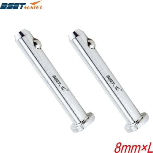 2X 8mm 316 Stainless Steel Dowel Pin Flat Head Cylindrical Pin Positioning Pins Quick Release Ball Pin Retainer Farm Lawn Garden